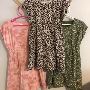 Bundle of Girls Cotton Dresses (3)